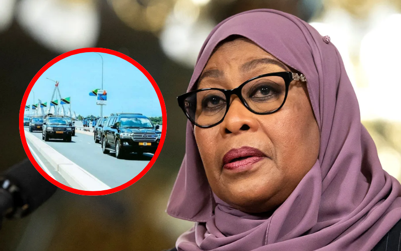 Samia Suluhu downsizes presidential convoy to four cars amid rising fuel costs