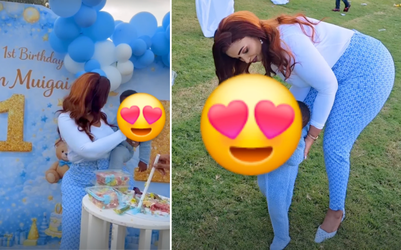 Anerlisa Muigai makes social media comeback with candid celebration of son's birthday