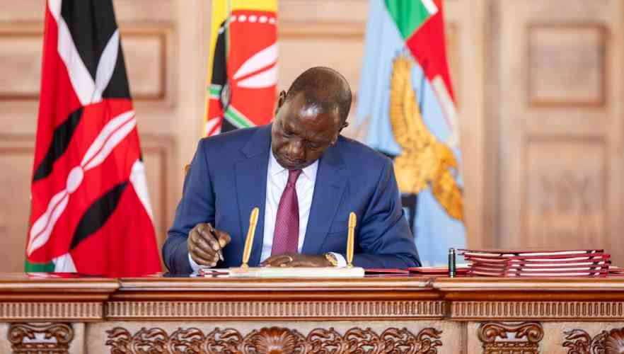 Ruto signs Supplementary Appropriation Bill 2024 into Law