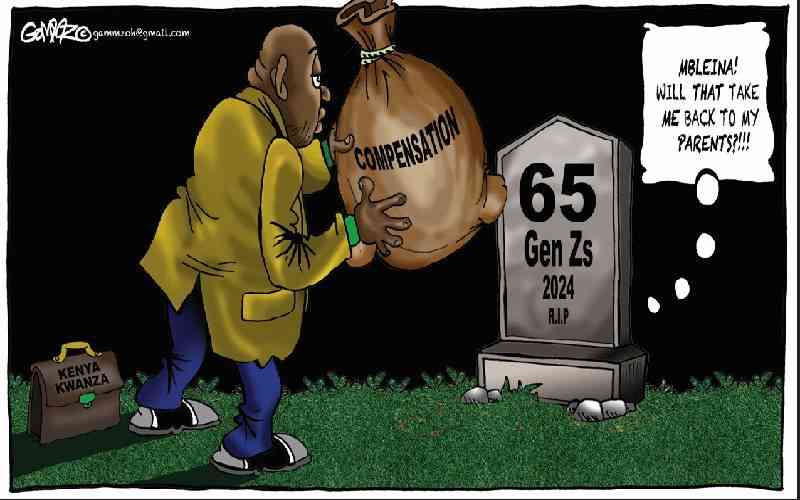 Blood money...