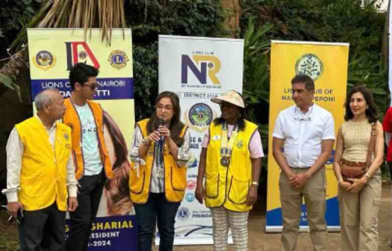 Joint Lions Clubs walk in Nairobi raises funds and awareness for pediatric cancer
