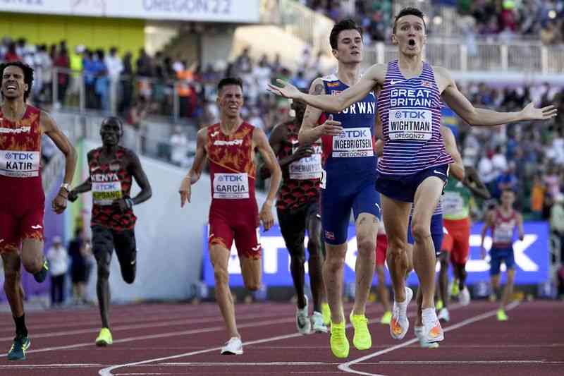 Timothy Cheruiyot and Abel Kipsang finish 6th and 7th respectively as Britain's Jake wins men's 1500m race