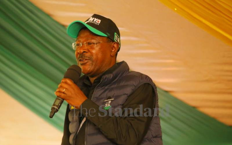 Wetang'ula hints at one candidate in Senate race