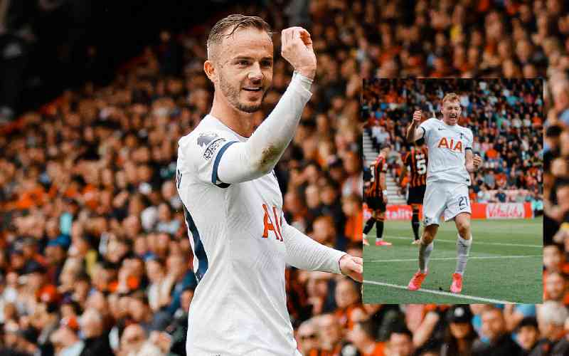 James Maddison scores first Tottenham goal in 2-0 win over Bournemouth