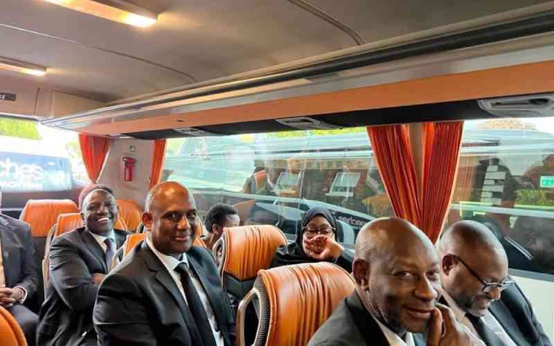 World leaders including President Ruto bussed to Queen Elizabeth's funeral service
