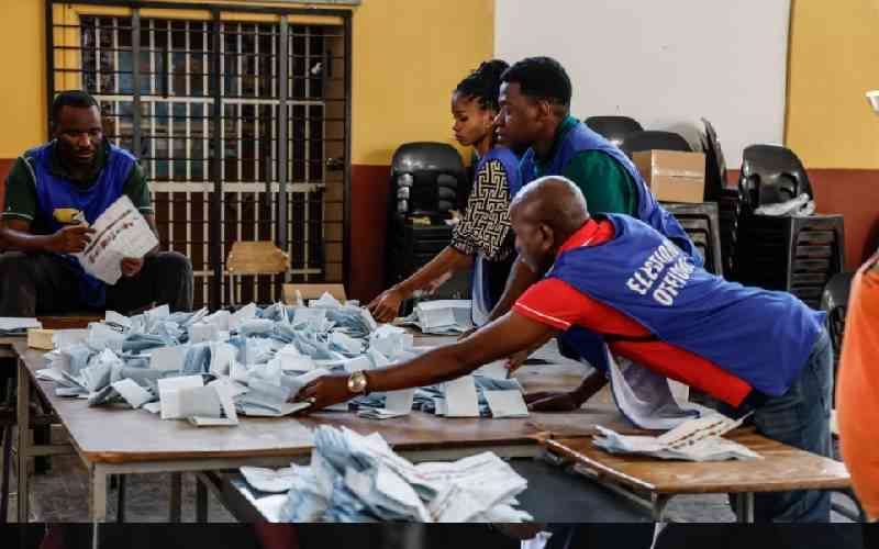 Namibia's female VP leads in presidential election marred by problems