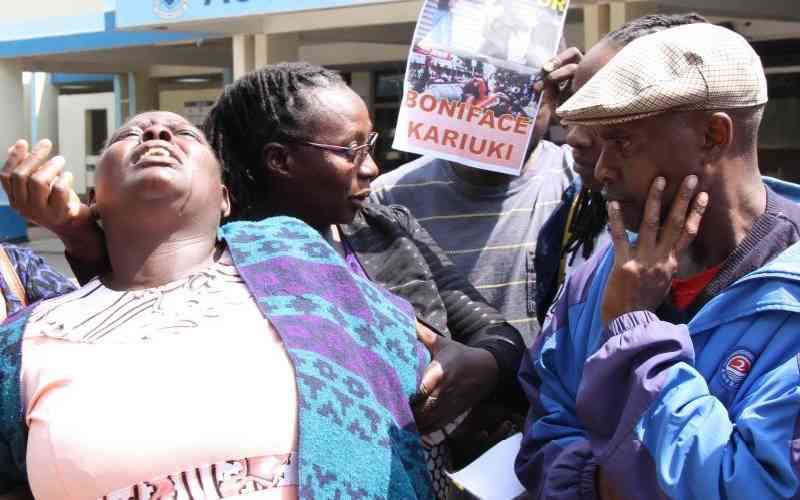 Boniface Kariuki is dead, family says