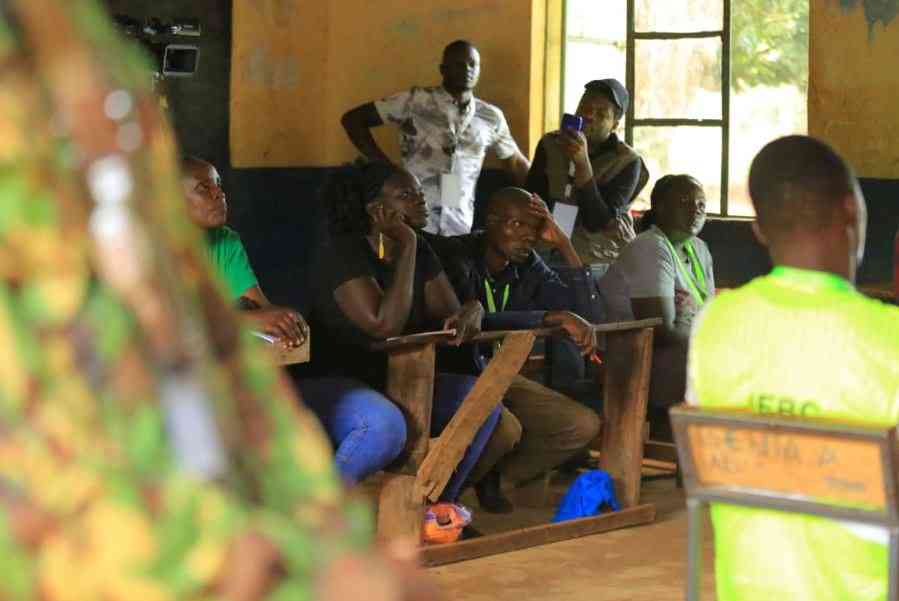 Low voter turnout leaves electoral officials idle in deserted polling stations