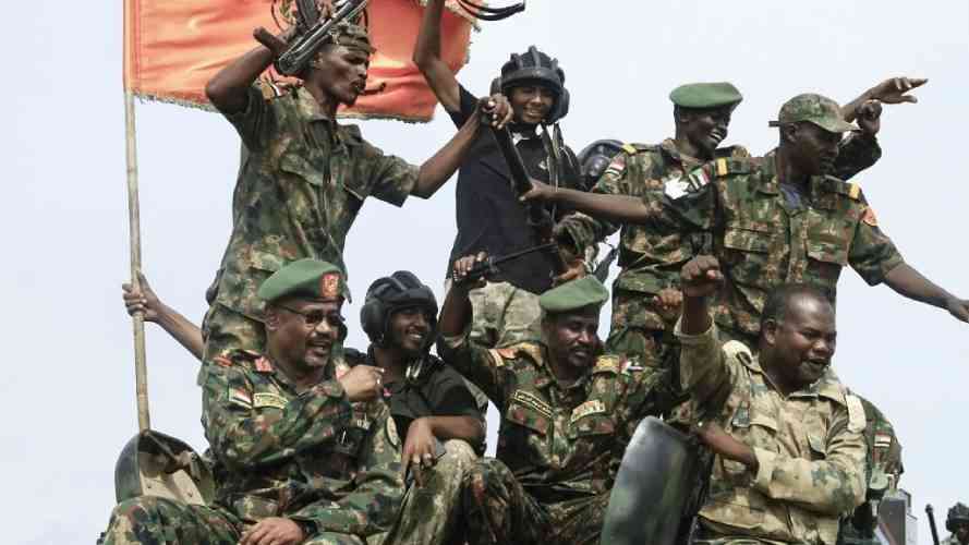 Drone strike near courthouse in central Sudan kills 12