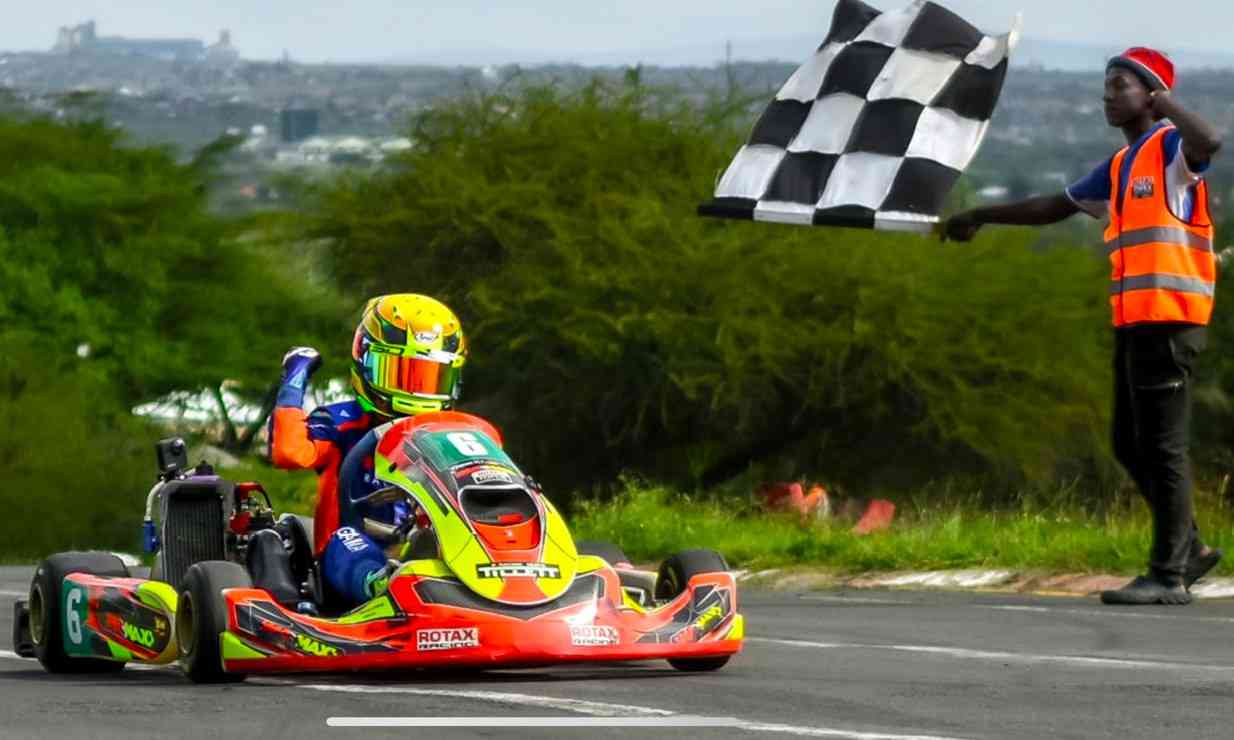 Krrish Vadgama elated with inaugural Kenya Rotax Max Challenge victory