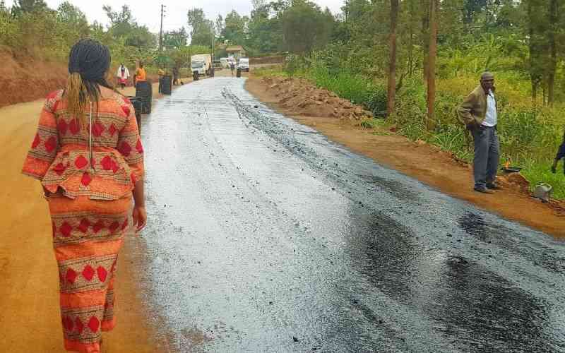Kiambu County goes for low-cost road repair plan to cut costs