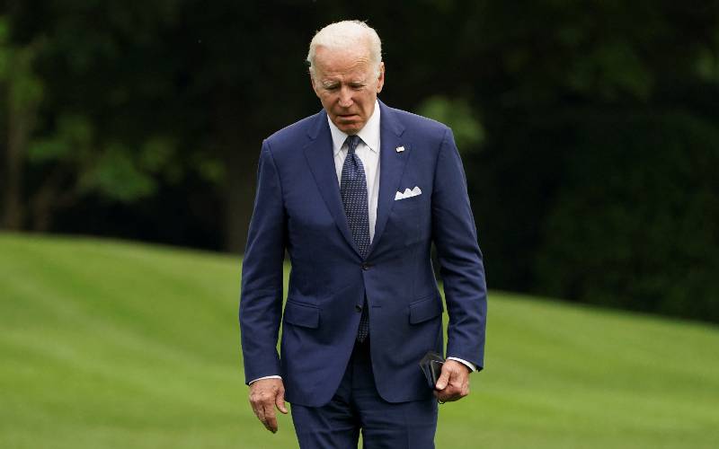 >Biden's public approval falls to 36 per cent, lowest of his presidency