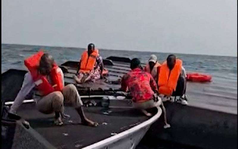 Zimbabwe ferry capsizes with 95 people on board