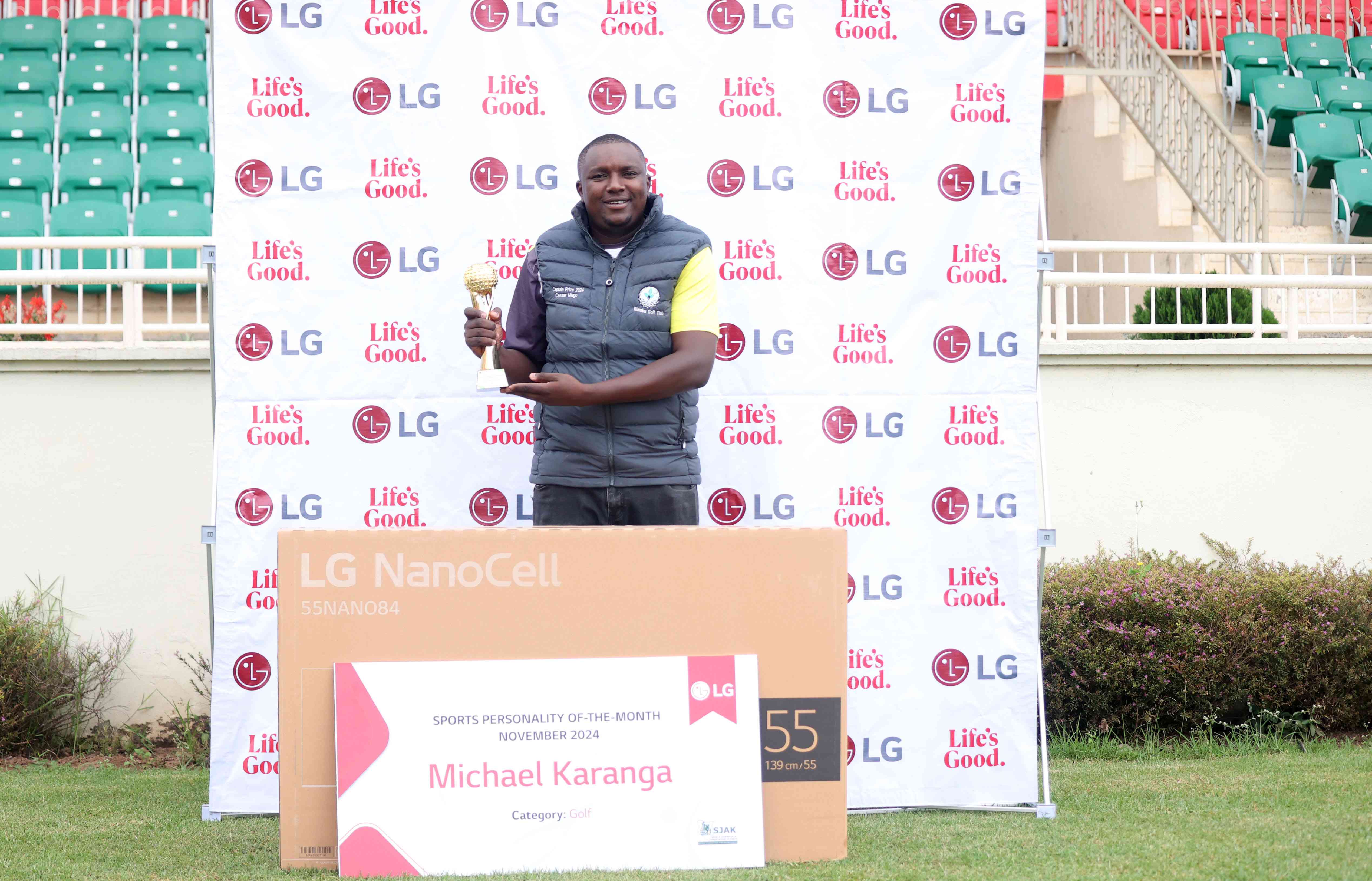 Amateur Golfer Michael Karanga named SJAK player of the month