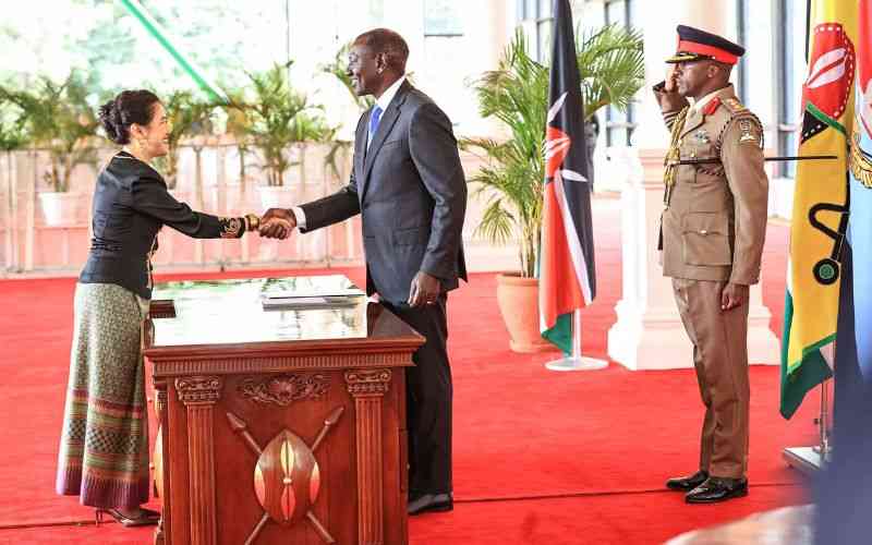 In pictures: Ruto receives credentials from new envoys
