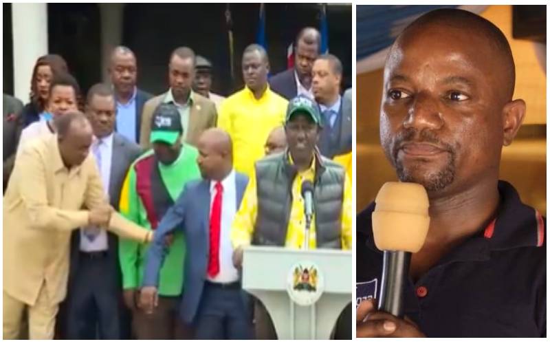 Big boys? George Kithi, who was removed from Ruto view by Duale, speaks