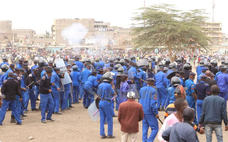 Chaos, confusion and heavy police presence at Jacaranda Grounds