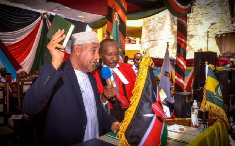 Lamu Governor Issa Timamy picked as acting ANC party leader