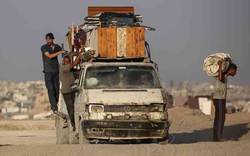 'We live with the dead': Displaced Gazans shelter in cemetery