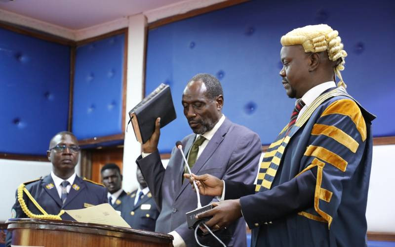 Charles Lokiyoto is the new Turkana County Assembly speaker