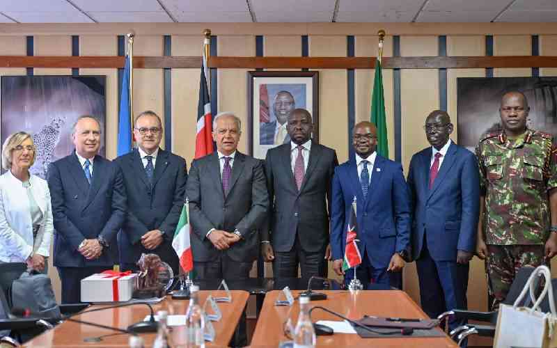 Kenya, Italy sign security deal to combat crime