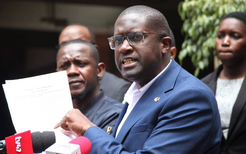 Support push for dissolution of Sakaja regime, lobby now asks city voters