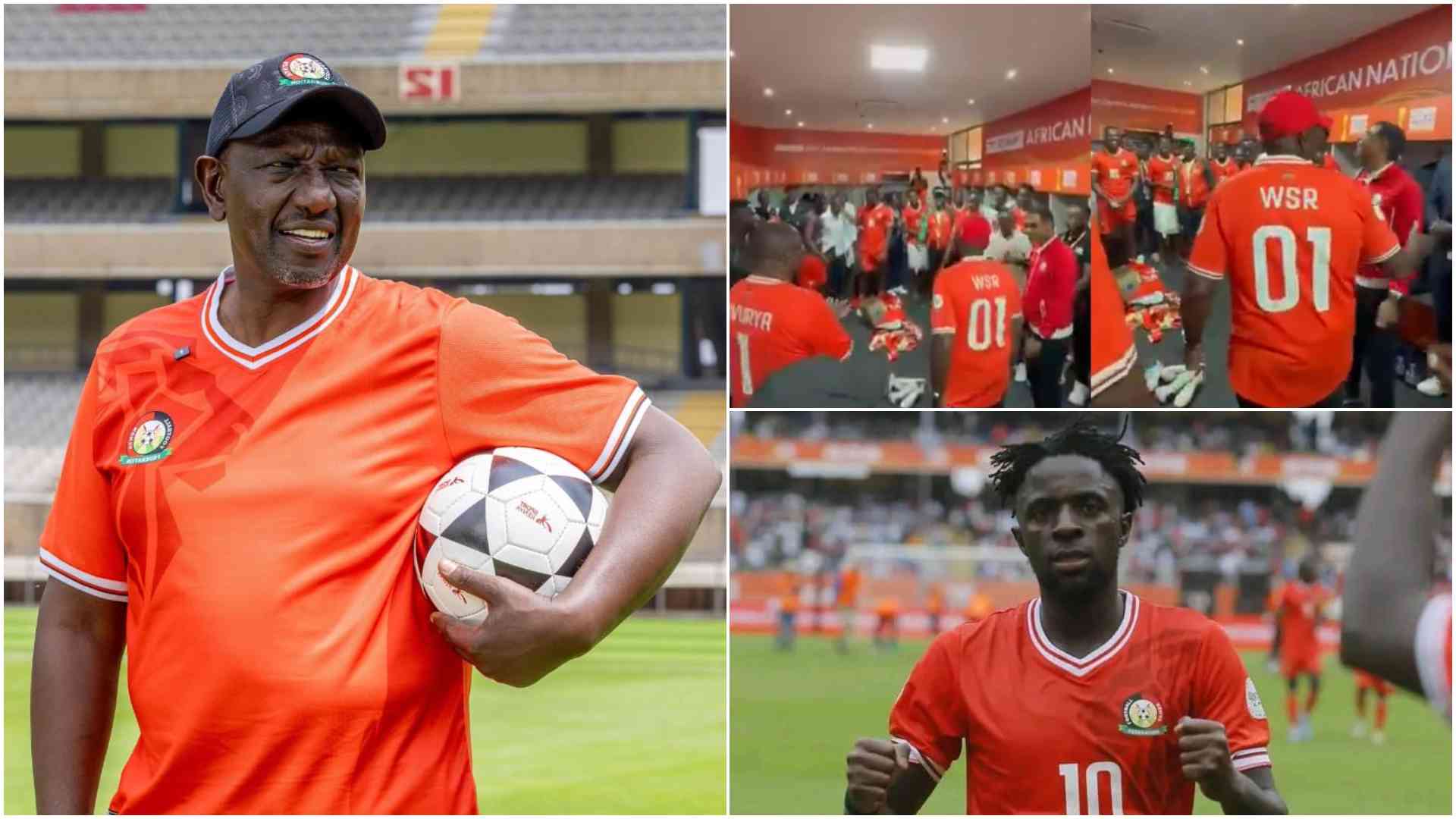 President Ruto rewards Harambee Stars with Sh1 Million each after win