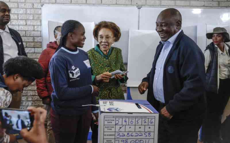 South Africa votes with long ANC dominance under threat