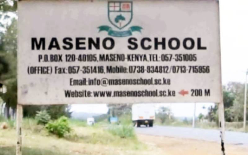 Maseno School student dies after falling from dormitory