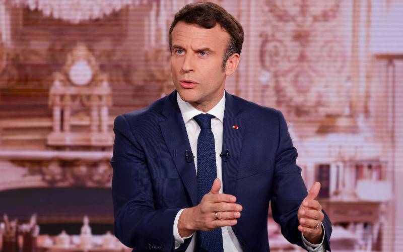 Macron regrets entering France's presidential race late as Le Pen cuts lead
