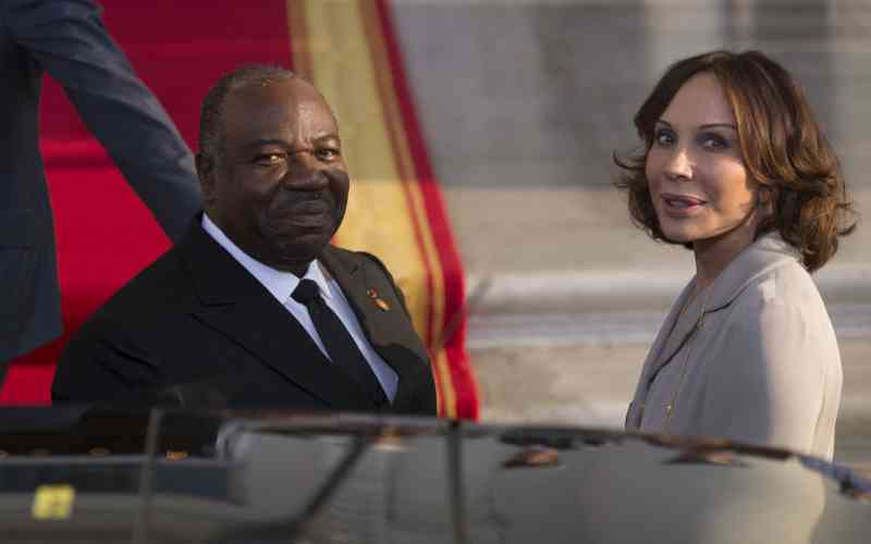 Ousted Gabon leader's wife and son sentenced to 20 years for graft