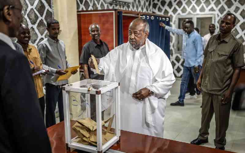 Djibouti's President Ismail Guelleh claims sixth straight term