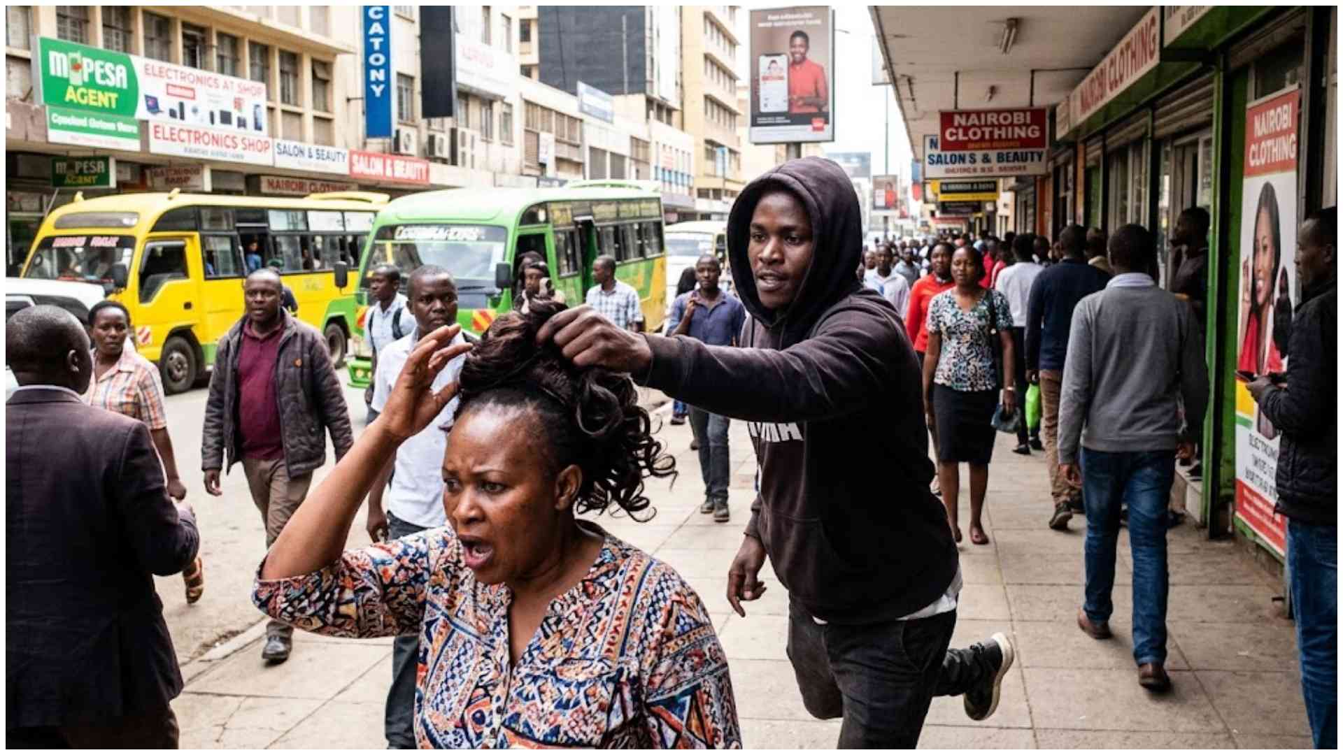 From Wigs to glasses: Bizarre new Nairobi CBD theft trend leaves residents panicking
