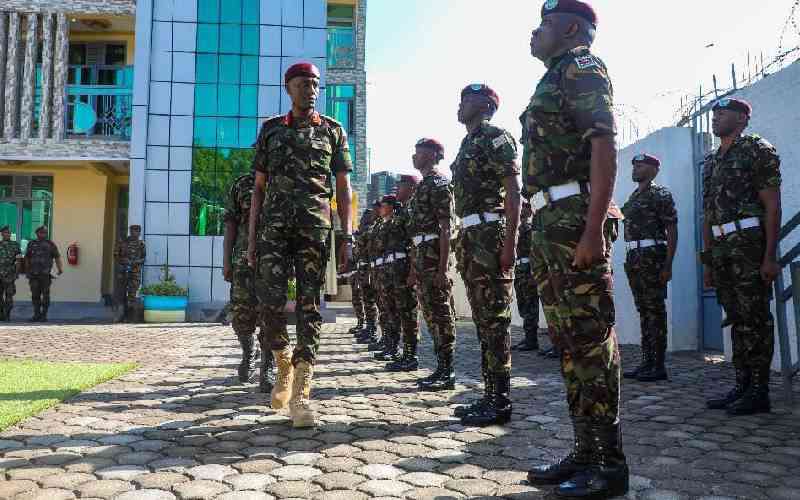 Maj General Kiugu takes over EACRF command in DR Congo