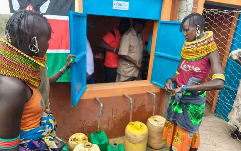Samburu village gets piped water first time since independence