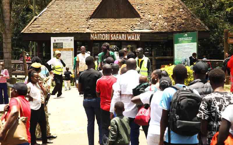 Thousands flock to Nairobi National Park on free entry day