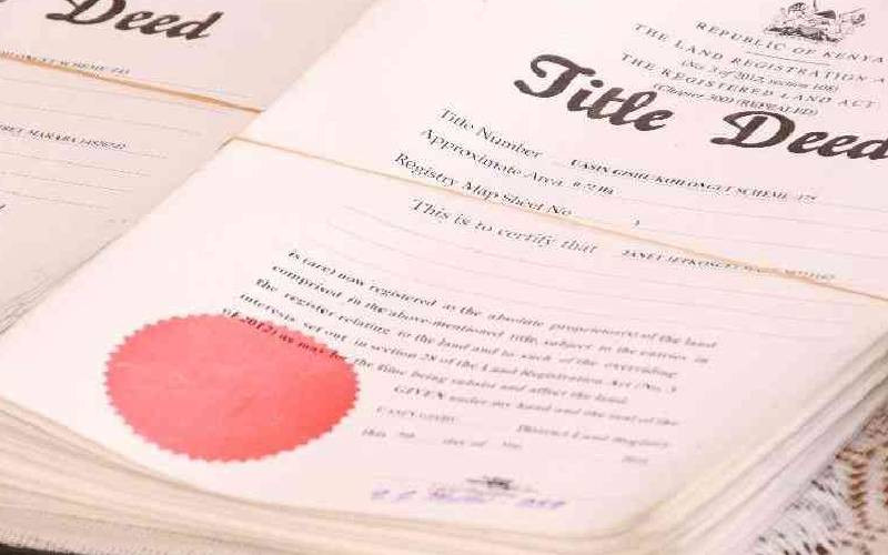 Kilifi squatters sell land at throwaway prices after receiving title deeds