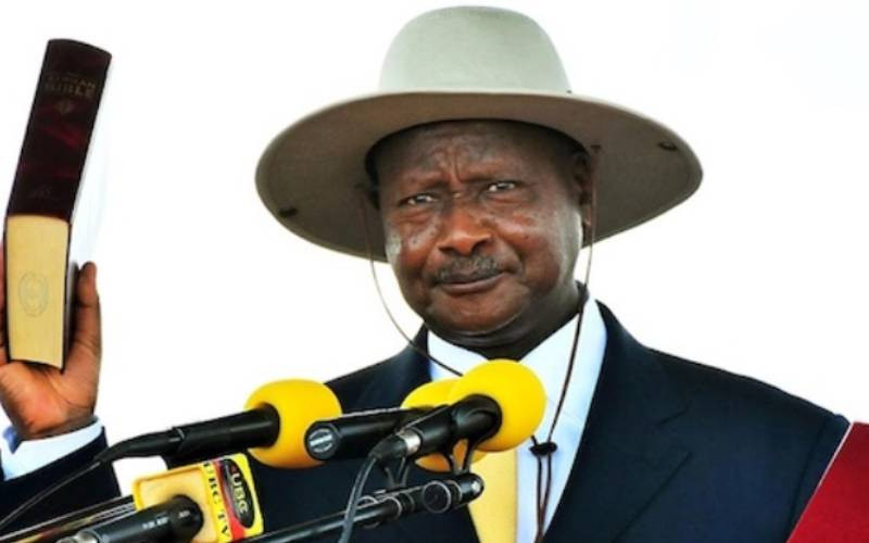 Museveni takes oath for record seventh term
