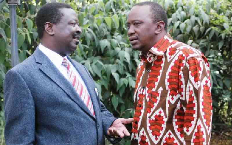 How MPs arm-twisted Uhuru to run for president in spite of Mudavadi pact