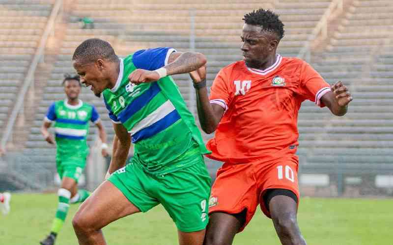 Harambee Stars seek redemption against Lesotho
