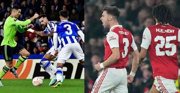 Arsenal beat Zurich, Man Utd forced to settle for Europa League play-off despite win at Real Sociedad