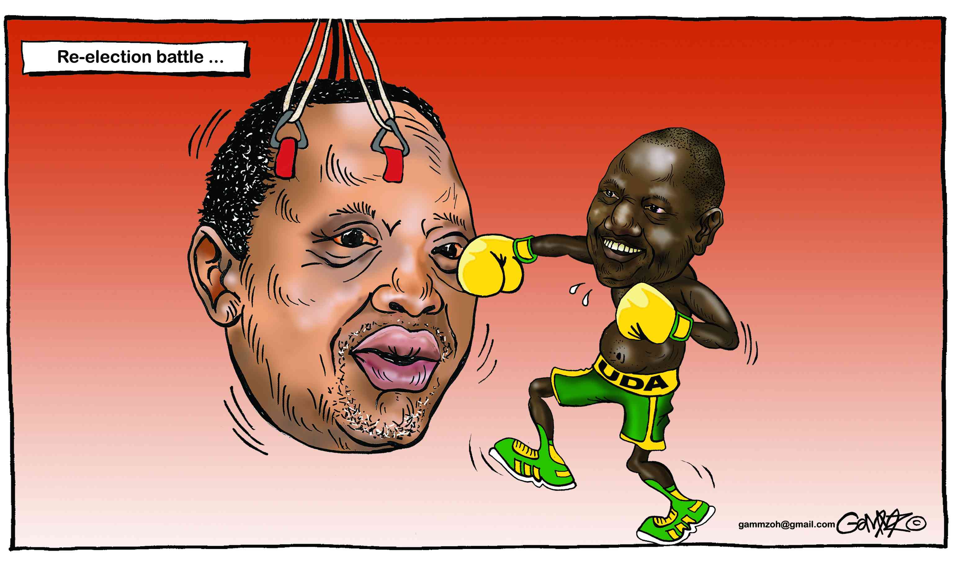 Ruto's punching bag...