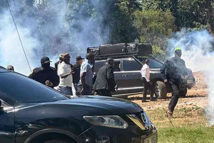 Church service attended by Gachagua disrupted by tear as in Othaya