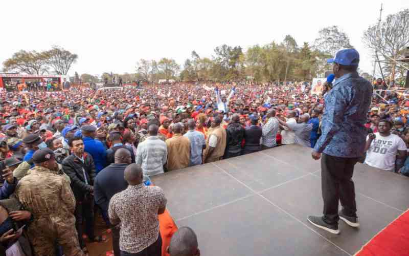 Raila pledges to repossess 'grabbed' ADC Mutara farm