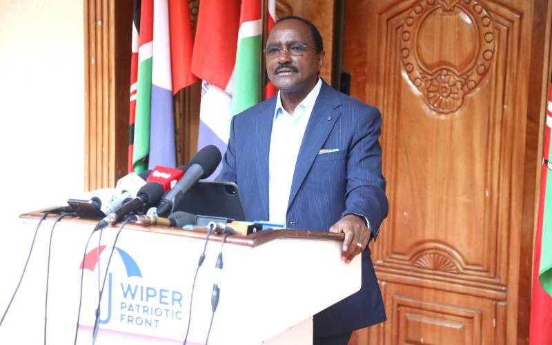 Opposition to pick 2027 presidential flagbearer by March 2026, says Kalonzo