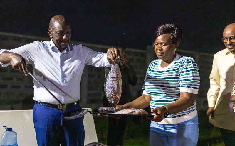 'Fish diplomacy:' Ruto serves up politics and tilapia in Homa Bay