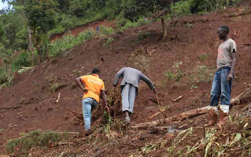 Boy, 13, missing after landslide in Baringo