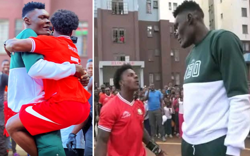 VIDEO: IShowSpeed stunned by Gen Z Goliath's height, shoe size in viral Nairobi encounter