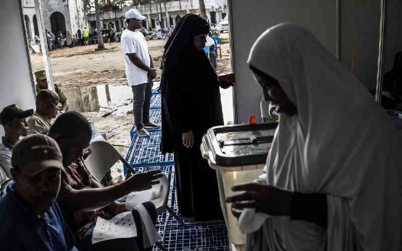 Low turnout as Tanzania votes without an opposition