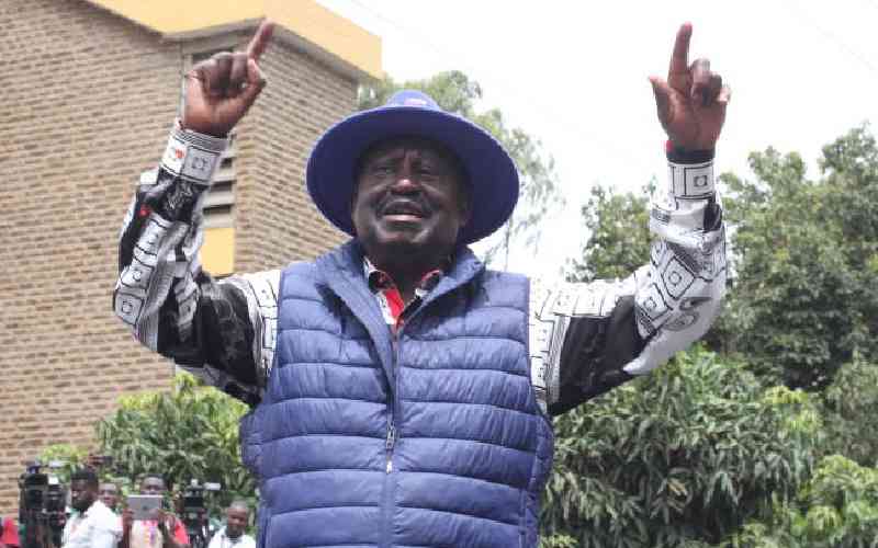 Raila Odinga's changing face o...